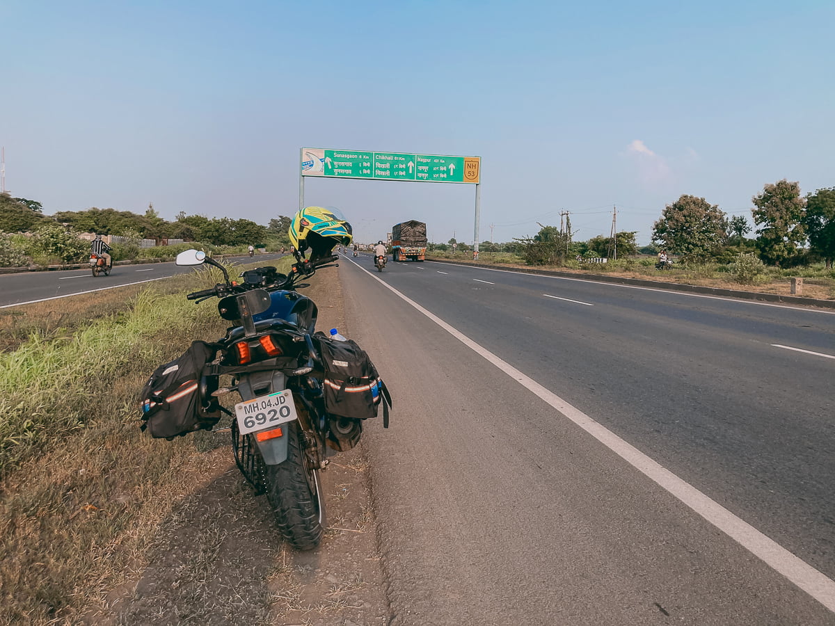 Mumbai to Amravati on motorcycle - Narmada yatra